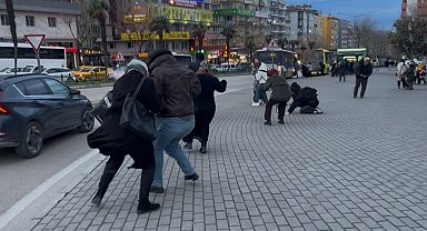 Fırtınada uçmamak için yerlere böyle yattılar