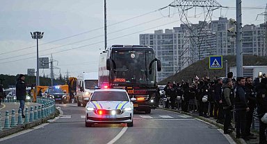 Galatasaray, Atatürk Olimpiyat Stadyumu'na ulaştı