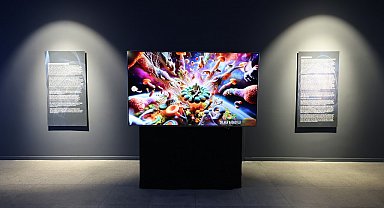 Galeri Cennet'te 'Fijital Kapılar' sergisi açıldı