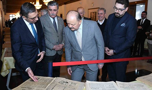Gazetelerle Kastamonu tarihine ışık tutan sergi kapılarını açtı
