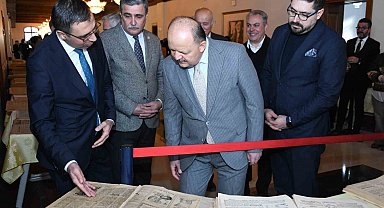 Gazetelerle Kastamonu tarihine ışık tutan sergi kapılarını açtı