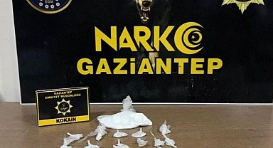 Gaziantep'te 198 gram kokain ele geçirildi