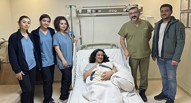 Gaziantep'te 2026 yılının ilk bebeği "Ayaz" oldu