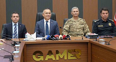 Gaziantep'te 626 terör operasyonu yapıldı, 662 kilo uyuşturucu ele geçirildi