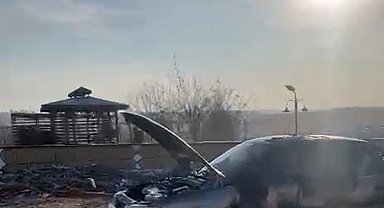 Gaziantep'te park halindeki araç kundaklandı