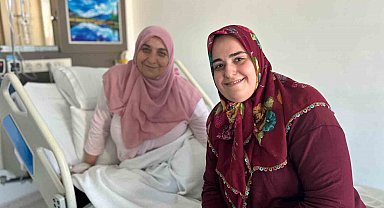 Gebelikte fark edilen şah damarı tümörü Van'da başarıyla alındı