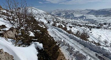Gercüş'te 58 köy yolu ulaşıma açıldı