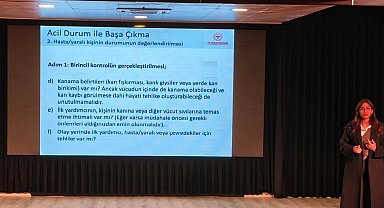 Germencik Belediyesi personeline ilk yardım eğitimi