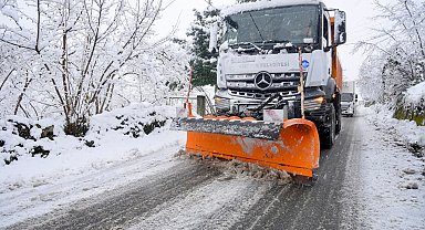 Giresun'da kar yağışı etkisini gösterdi