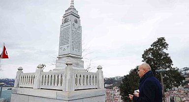 Giresun'un yeni valisi Mustafa Koç ilk ziyaretini Topal Osman Ağa'nın mezarına yaptı