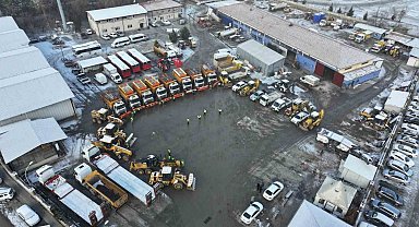 Gölbaşı Belediyesi, karla mücadeleye hazır