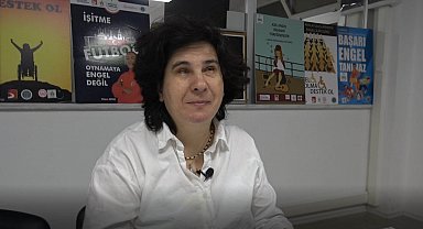 Görme engelli 3 çocuk annesi Çiler Kocaman'ın 'Braille' alfabesiyle okuma azmi