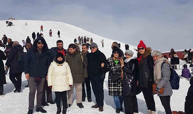 Görme engelliler Erciyes'te kaynaştı