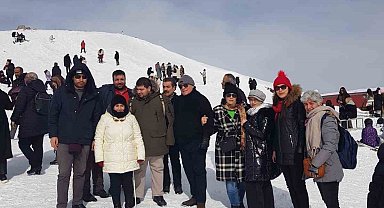 Görme engelliler Erciyes'te kaynaştı