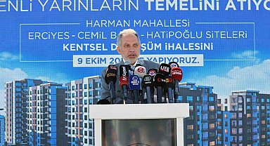 Güvenli yarınlar için Talas'ta tarihi adım