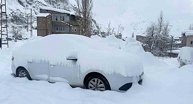 Hakkari'de 220 yol ulaşıma açıldı, karla mücadele sürüyor