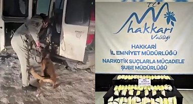 Hakkari'de 28 kilo 600 gram gelen metamfetamin ele geçirildi