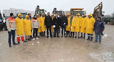 Haliliye Belediyesi kar yağışına hazır