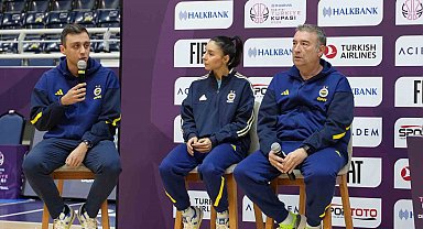 Halkbank Kadınlar Türkiye Kupası final karşılaşması öncesi basın toplantısı düzenlendi