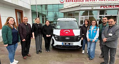 Hayrabolu'da hayırsever iş kadınından evlere şifa taşıyacak bağış