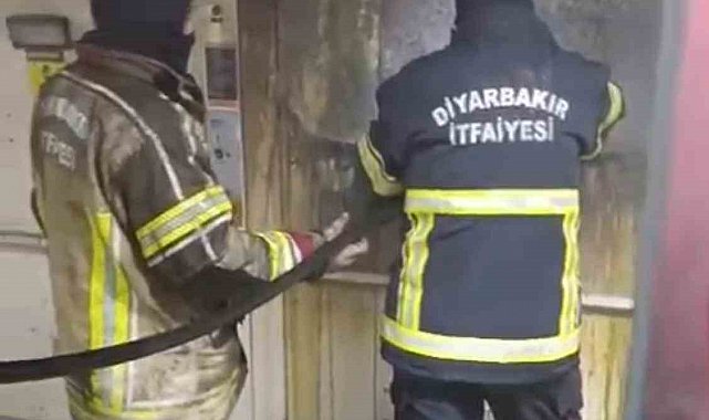 HES'teki yangın itfaiye ekiplerince söndürüldü