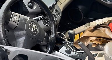 İHA muhabiri görüntüledi: Elif Kumal'ın aracında dikkat çeken şüpheli detaylar