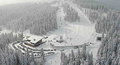 Ilgaz Dağı'nda yarıyıl tatili coşkusu