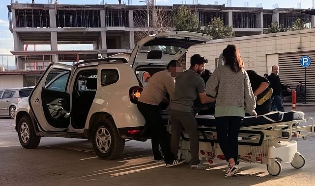 İnegöl'de yaralıyı bagajda acile getirdiler