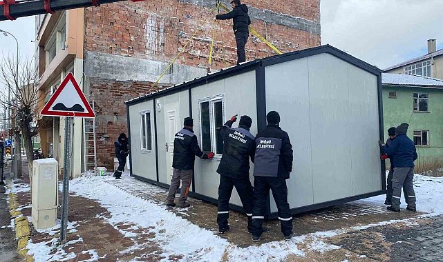 İnönü'de soğukta servis beklemeye son