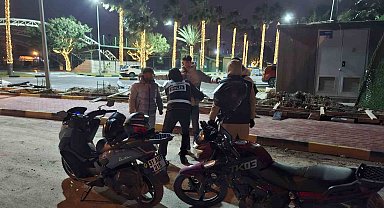 İskenderun polisi soğuk havada asayiş için sahada