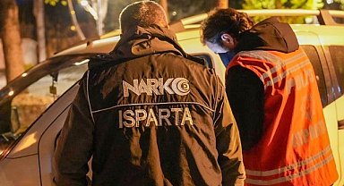 Isparta'da 1 haftalık uyuşturucu operasyonlarında 46 şüpheli yakalandı