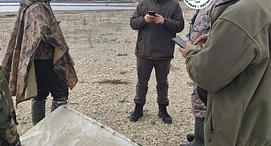 Isparta'da usulsüz av yapan 2 kişiye idari işlem yapıldı