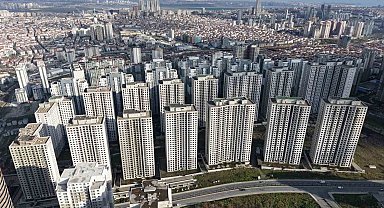 İstanbul'un gökdelen mezarlıkları Esenyurt'ta havadan görüntülendi