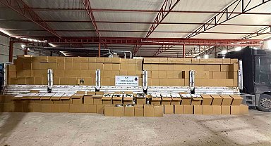 İzmir'de 12 milyon 720 bin kaçak makaron ele geçirildi