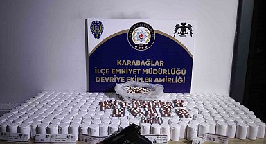 İzmir'de binlerce uyuşturucu hap ele geçirildi