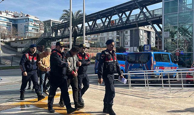 Jandarmayı görünce çaldıkları avokadoları bırakıp kaçtılar