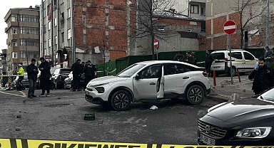 Kağıthane'de araca yönelik silahlı saldırı: 1 ağır yaralı