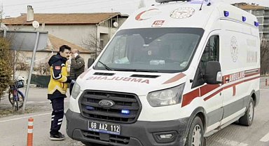 Kamyonet bisiklete çarptı: 1 yaralı