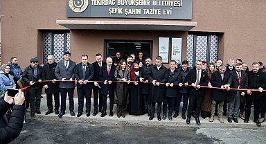 Kapaklı'da "Şefik Şahin Taziye Evi" hizmete açıldı