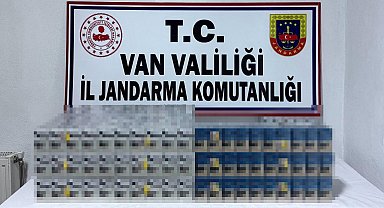 Kapıköy'de bin 500 paket kaçak sigara ele geçirildi