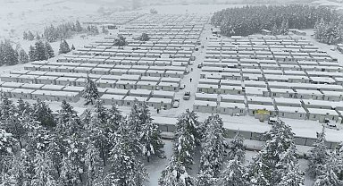 Kar kalınlığının 1 metreyi bulduğu Doğanşehir havadan görüntülendi