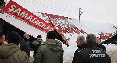 Kar kütleleri sundurmaları çökertti, Başkan Uzun sahada inceleme yaptı