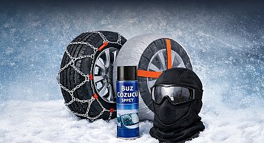 Kar yağışları başladı, lastik zinciri satışları 10 kat arttı