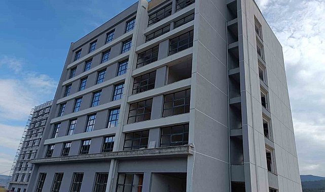 Karabük'te öğrenci yurdu inşaatında çalışmalar sürüyor