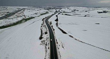 Karadeniz yaylaları değil, İstanbul: Arnavutköy'de kartpostallık kış manzarası