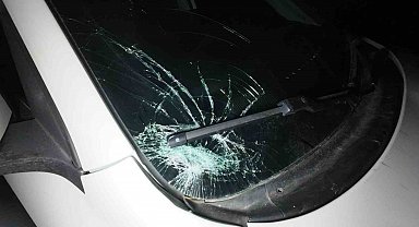 Karaman'da otomobilin çarptığı kadın yaralandı