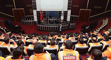 Karatay'da personel eğitimleri sürüyor