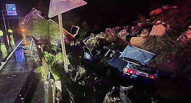 Karayolu savaş alanına döndü: 3 yaralı