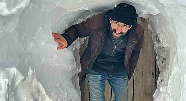 Kardan tünellerden geçen yaşam