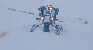 Kars'ta 119 köy yolu ulaşıma kapalı